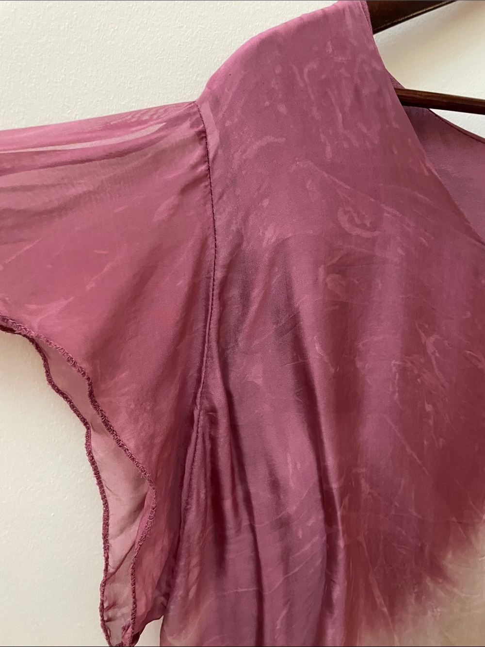 Made in Italy Layered Silk Dress - Picture 3 of 12